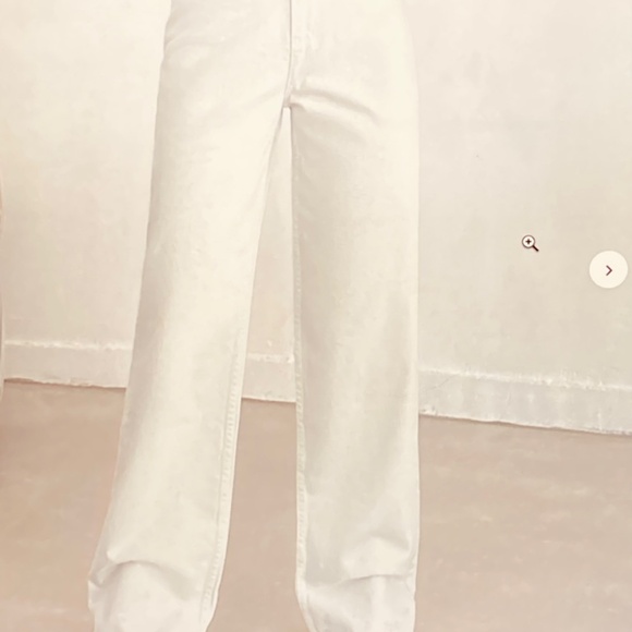 TALL GIRL straight leg denim cream sz 8(40) - Picture 2 of 8